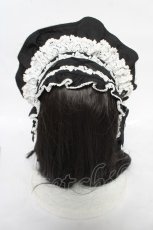 画像3: Angelic Pretty / スピンドルハーフボンネット  黒×白レース Y-26-09-02-042-AP-AC-SZ-ZY (3)