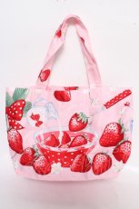 画像1: Angelic Pretty / Milky Berryミニエコトート  ピンク Y-26-09-02-043-AP-BG-SZ-ZY (1)