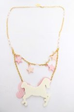 画像2: Angelic Pretty / Magicalポニーネックレス  ホワイト×ピンク Y-26-09-02-001-AP-AC-SZ-ZY (2)