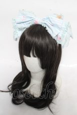 画像1: Angelic Pretty / ティアラローズカチューシャ  サックス Y-26-09-02-025-AP-AC-SZ-ZY (1)