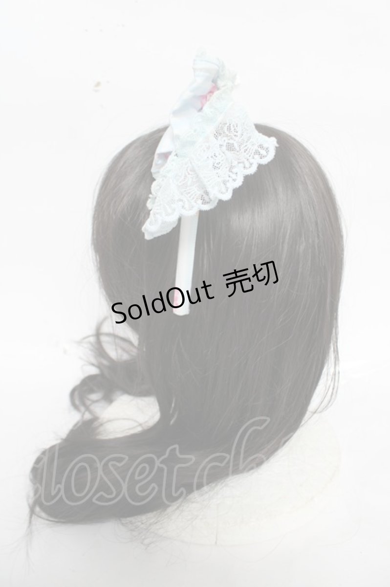 画像2: Angelic Pretty / ティアラローズカチューシャ  サックス Y-26-09-02-025-AP-AC-SZ-ZY (2)