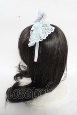 画像2: Angelic Pretty / ティアラローズカチューシャ  サックス Y-26-09-02-025-AP-AC-SZ-ZY (2)