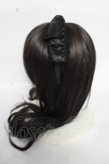 画像2: metamorphose / リボンカチューシャ  ブラック Y-26-09-02-030-ME-AC-SZ-ZY (2)