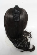 画像3: metamorphose / リボンカチューシャ  ブラック Y-26-09-02-030-ME-AC-SZ-ZY (3)