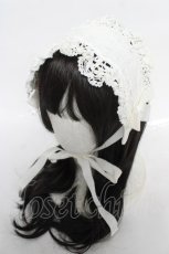 画像1: MAM / プリンセスローズヘッドドレス  白 Y-26-09-02-032-LO-AC-SZ-ZY (1)