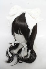 画像1: Angelic Pretty / リボン型ヘッドドレス  白 Y-26-09-02-033-AP-AC-SZ-ZY (1)