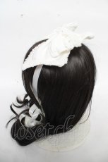 画像2: Angelic Pretty / リボン型ヘッドドレス  白 Y-26-09-02-033-AP-AC-SZ-ZY (2)