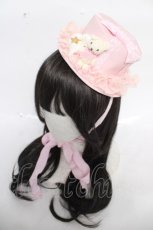 画像1: Angelic Pretty / プレゼントくまちゃんハット  ピンク Y-26-09-02-035-AP-AC-SZ-ZY (1)