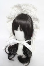 画像1: Angelic Pretty / ロマンティックハーフボンネット  白 Y-26-09-02-036-AP-AC-SZ-ZY (1)