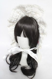 Angelic Pretty / ロマンティックハーフボンネット 白 Y-26-09-02-036