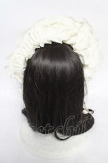 画像3: metamorphose / チュールレースハーフボンネット  アイボリー Y-26-09-02-037-ME-AC-SZ-ZY (3)