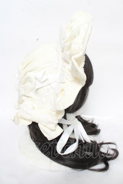 Angelic Pretty / スカラップボンネット アイボリー Y-26-09-02-038-AP