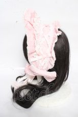 画像2: Angelic Pretty / スピンドルハーフボンネット  ピンク×白レース Y-26-09-02-039-AP-AC-SZ-ZY (2)