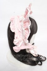 画像4: Angelic Pretty / スピンドルハーフボンネット  ピンク×白レース Y-26-09-02-039-AP-AC-SZ-ZY (4)