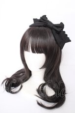画像1: CHOCOCHIP COOKIE / リボンカチューシャ  黒 Y-26-09-03-055-LO-AC-SZ-ZY (1)