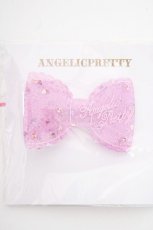 画像1: Angelic Pretty / きらめきリボンクリップ  ラベンダー Y-26-09-03-005-AP-AC-SZ-ZY (1)