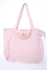 画像1: m petit by misako / NINA’Sコラボエコバッグ  ピンク Y-26-09-03-063-LO-BG-SZ-ZY (1)