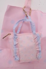 画像4: m petit by misako / 水玉エコバック  ピンク Y-26-09-03-066-LO-BG-SZ-ZY (4)