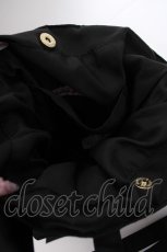 画像3: Maison de FLEUR / ダブルリボン2Wayトートバッグ F ブラック Y-26-09-03-067-LO-BG-SZ-ZY (3)