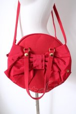 画像2: Perla nell' ostrica / シャンタンリボン付きハンプBag　バッグ  赤 Y-26-09-03-068-LO-BG-SZ-ZY (2)