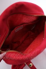 画像4: Perla nell' ostrica / シャンタンリボン付きハンプBag　バッグ  赤 Y-26-09-03-068-LO-BG-SZ-ZY (4)