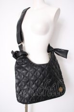 画像1: m petit by misako / NINA'Sコラボキルティングショルダーバック  黒 Y-26-09-03-070-LO-BG-SZ-ZY (1)
