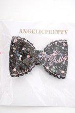 画像1: Angelic Pretty / きらめきリボンクリップ  ブラック Y-26-09-03-006-AP-AC-SZ-ZY (1)