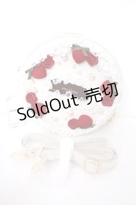Preview of ローズケーキモチーフバッグ  白