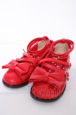 画像1: Angelic Pretty / Tea Partyシューズ S 赤 Y-26-09-03-082-AP-SH-SZ-ZY (1)