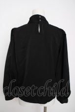 画像2: TRAVAS TOKYO / Bowtie blouse F ブラック Y-26-09-03-099-PU-BL-SZ-ZY (2)