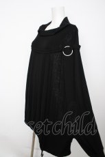 画像3: Ozz conte / リング付きベルトドルマントップス  黒 Y-26-09-03-103-OO-TO-SZ-ZY (3)