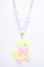 画像1: Angelic Pretty / ひよこちゃんToyネックレス  イエロー Y-26-09-03-010-AP-AC-SZ-ZY (1)