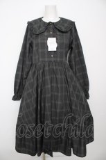 画像1: m petit by misako / TT*AOKチェックワンピース M 濃灰 Y-26-09-03-108-LO-OP-SZ-ZY (1)