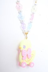 画像3: Angelic Pretty / ひよこちゃんToyネックレス  イエロー Y-26-09-03-010-AP-AC-SZ-ZY (3)