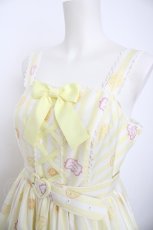 画像3: Angelic Pretty / Delicious Lemonadeジャンパースカート  イエロー Y-26-09-03-121-AP-OP-SZ-ZY (3)