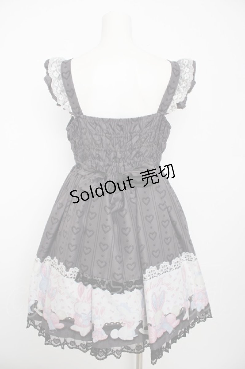 画像2: Angelic Pretty / ふわふわtoysジャンパースカート  黒 Y-26-09-03-122-AP-OP-SZ-ZY (2)