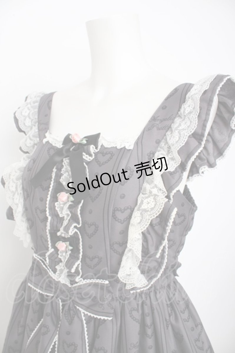 画像3: Angelic Pretty / ふわふわtoysジャンパースカート  黒 Y-26-09-03-122-AP-OP-SZ-ZY (3)