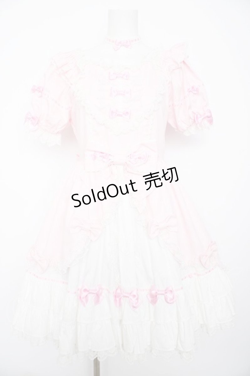 画像1: Angelic Pretty / Symphony Heartワンピース  ピンク Y-26-09-03-124-AP-OP-SZ-ZY (1)