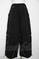 画像2: Amilige / トリプルファスナーワイドパンツ  黒 Y-26-09-03-126-PU-PA-SZ-ZY (2)