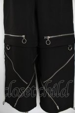 画像3: Amilige / トリプルファスナーワイドパンツ  黒 Y-26-09-03-126-PU-PA-SZ-ZY (3)