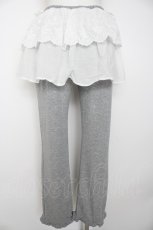 画像2: merry jenny / コットンレースフリルパンツ F グレー Y-26-09-03-128-LO-PA-SZ-ZY (2)