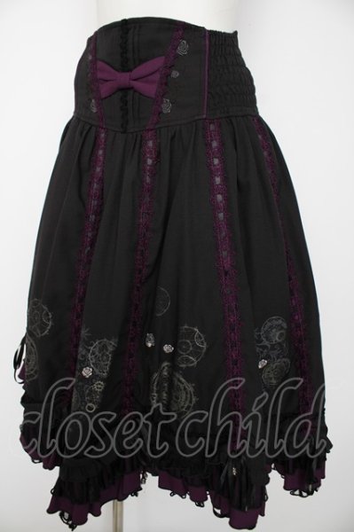 Ozz oneste / circus Rose魔法陣スカート 黒 Y-26-09-03-136-OO-SK-SZ