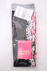 画像2: Angelic Pretty / Decoration Strawberryオーバーニー  ブラック Y-26-09-03-026-AP-ZA-SZ-ZY (2)
