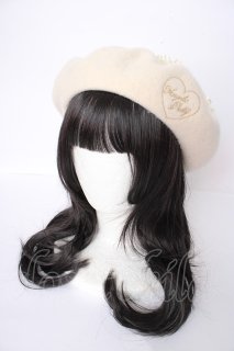 Angelic Pretty / 配色Frill Heartベレー アイボリー Y-26-09-03-047