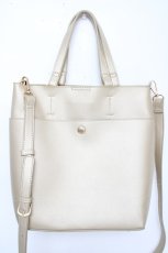 画像2: m petit by misako / 前リボン2WAYトートバッグ  金 Y-26-09-04-039-LO-BG-SZ-ZY (2)