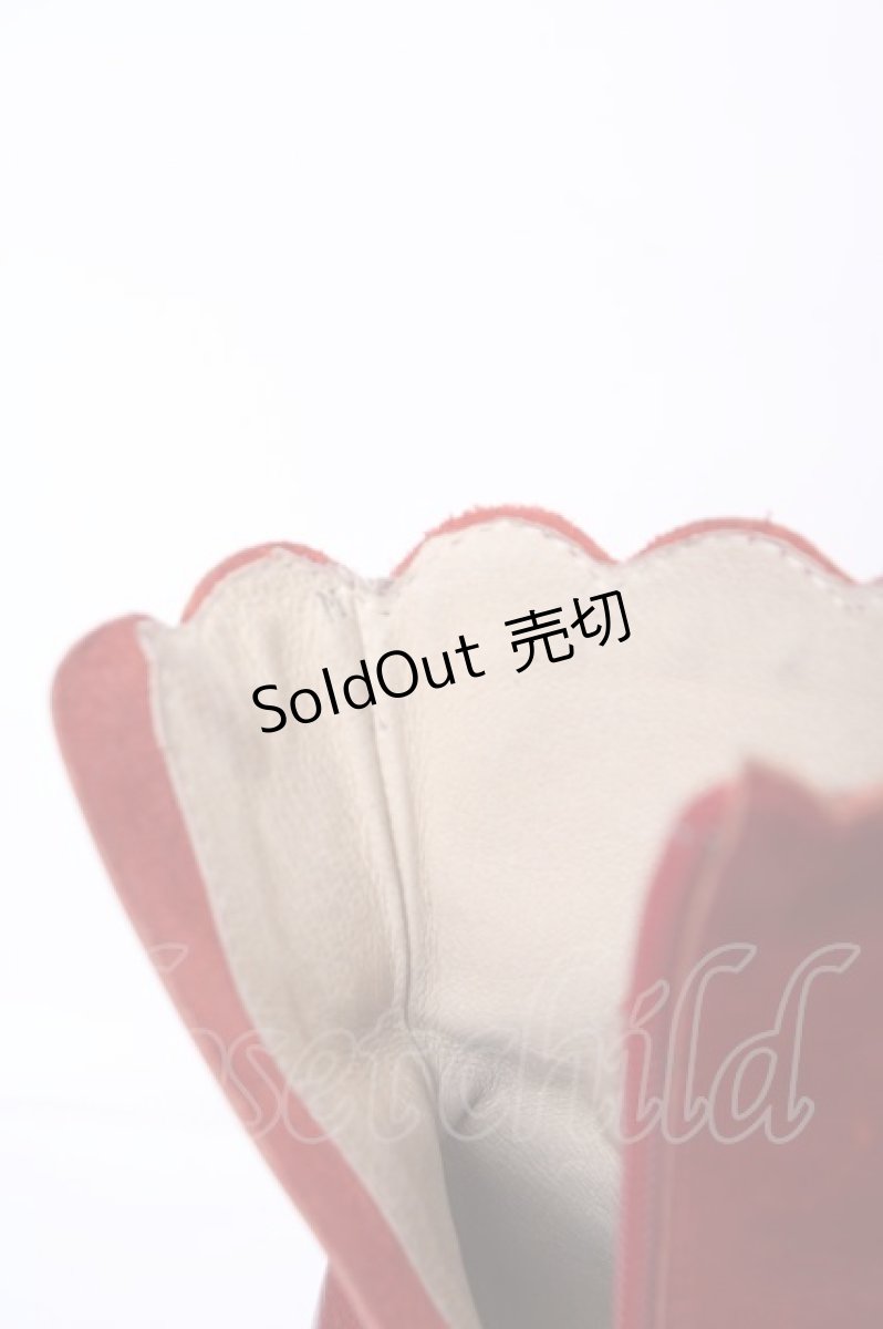 画像5: Jane Marple / スカラップトリミングのレースアップブーツ M ボルドー Y-26-09-04-003-JM-SH-SZ-ZY (5)