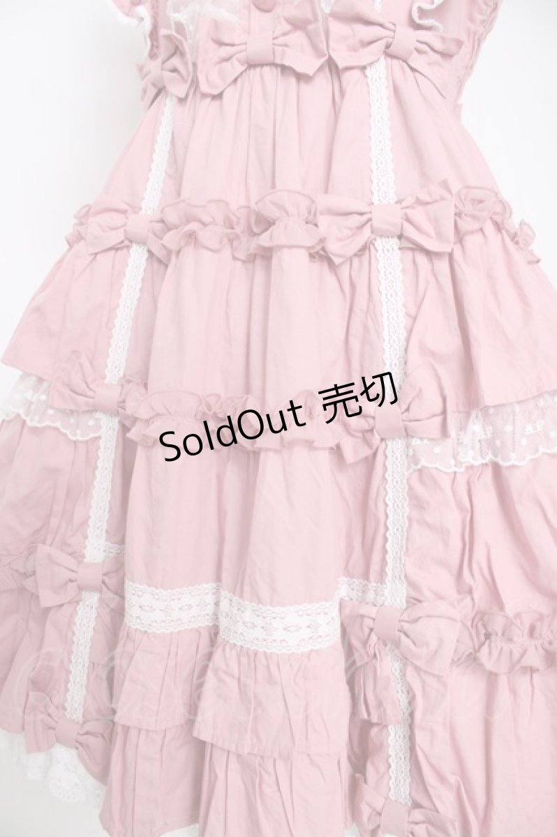 画像4: Angelic Pretty / Melody Frillジャンパースカート  濃ピンク Y-26-09-04-050-AP-OP-SZ-ZY (4)