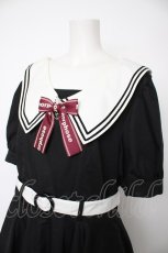 画像3: metamorphose / ペチコート付きセーラーワンピース  黒 Y-26-09-04-052-ME-OP-SZ-ZY (3)