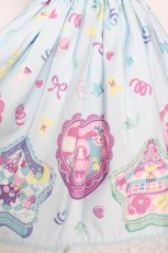 画像4: Angelic Pretty / Compact Toys胸あて付スカート  サックス Y-26-09-04-059-AP-SK-HR-ZY (4)