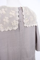 画像3: m petit by misako / AOKレースセーラーワンピース 3L グレー Y-26-09-04-076-LO-OP-SZ-ZY (3)